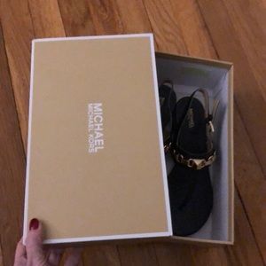 NWT Michael Kors Navy Sandals